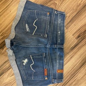 Seven jeans denim shorts